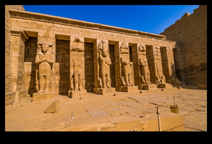 Obeliscuri și ofrande: practici rituale în templele egiptene